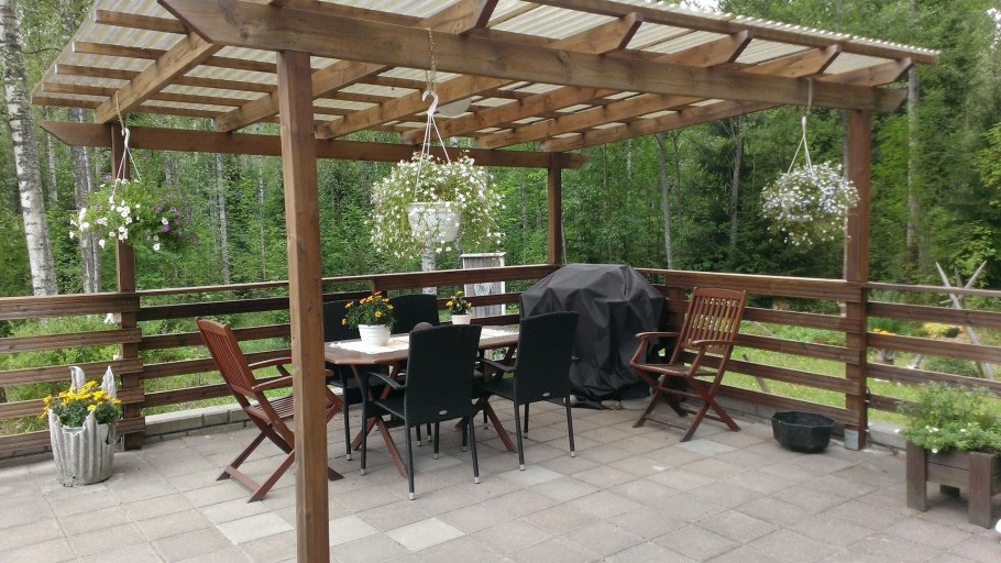 Беседки с мангалом 5на10м