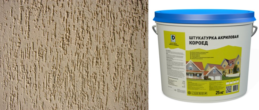 Декоративная штукатурка Dufa короед