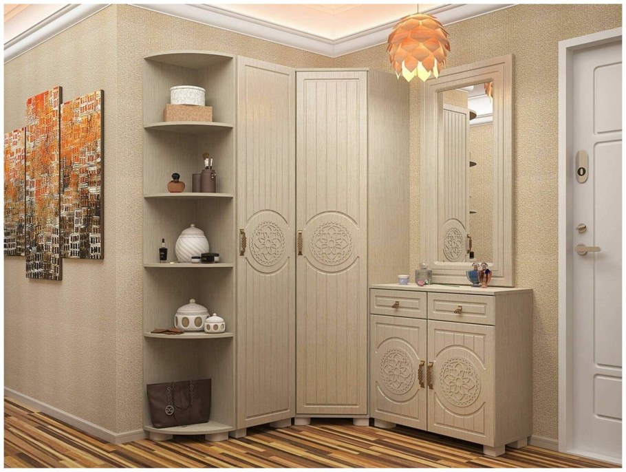 Прихожая Монблан 11 береза Снежная