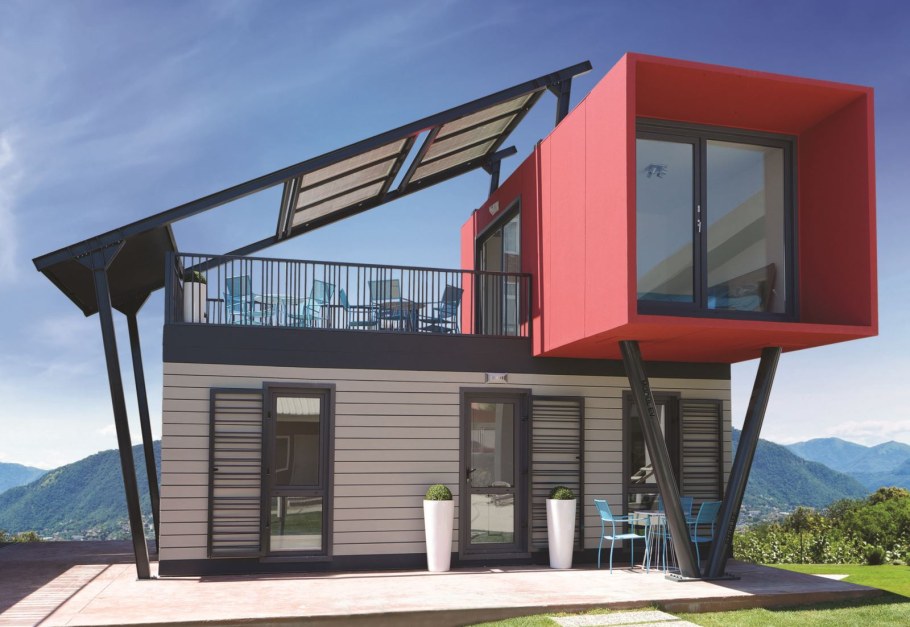 Таунхаус из морских контейнеров