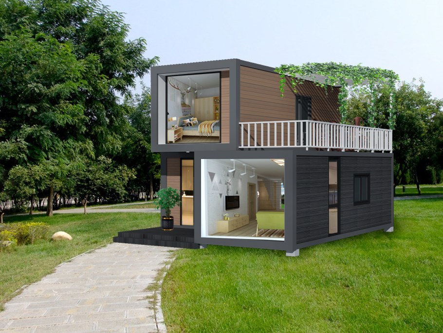 Готовый дом из контейнера