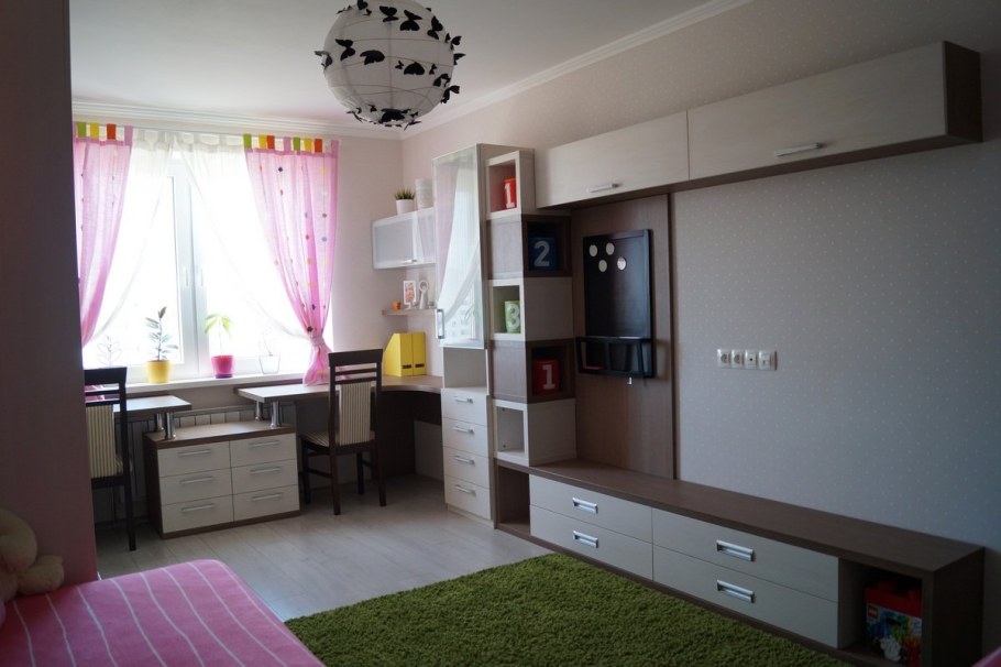 Маленькая детская комната для двоих 7кв.м квадрат