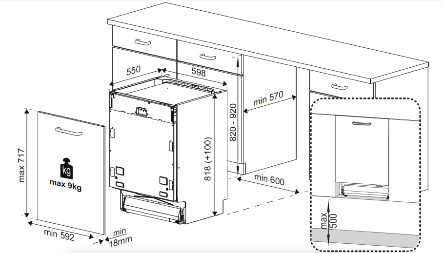 Упражнения с гантелями плакат