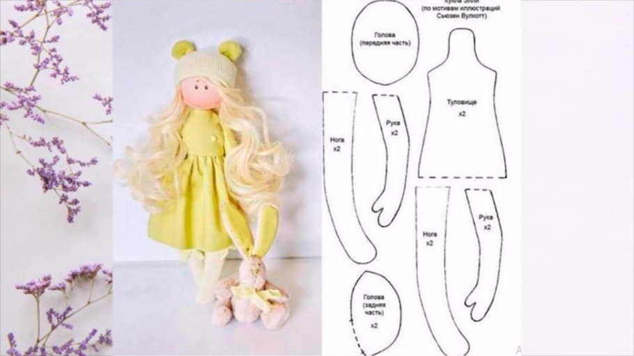 Куклы Олеси Нестратовой выкройки мастер класс
