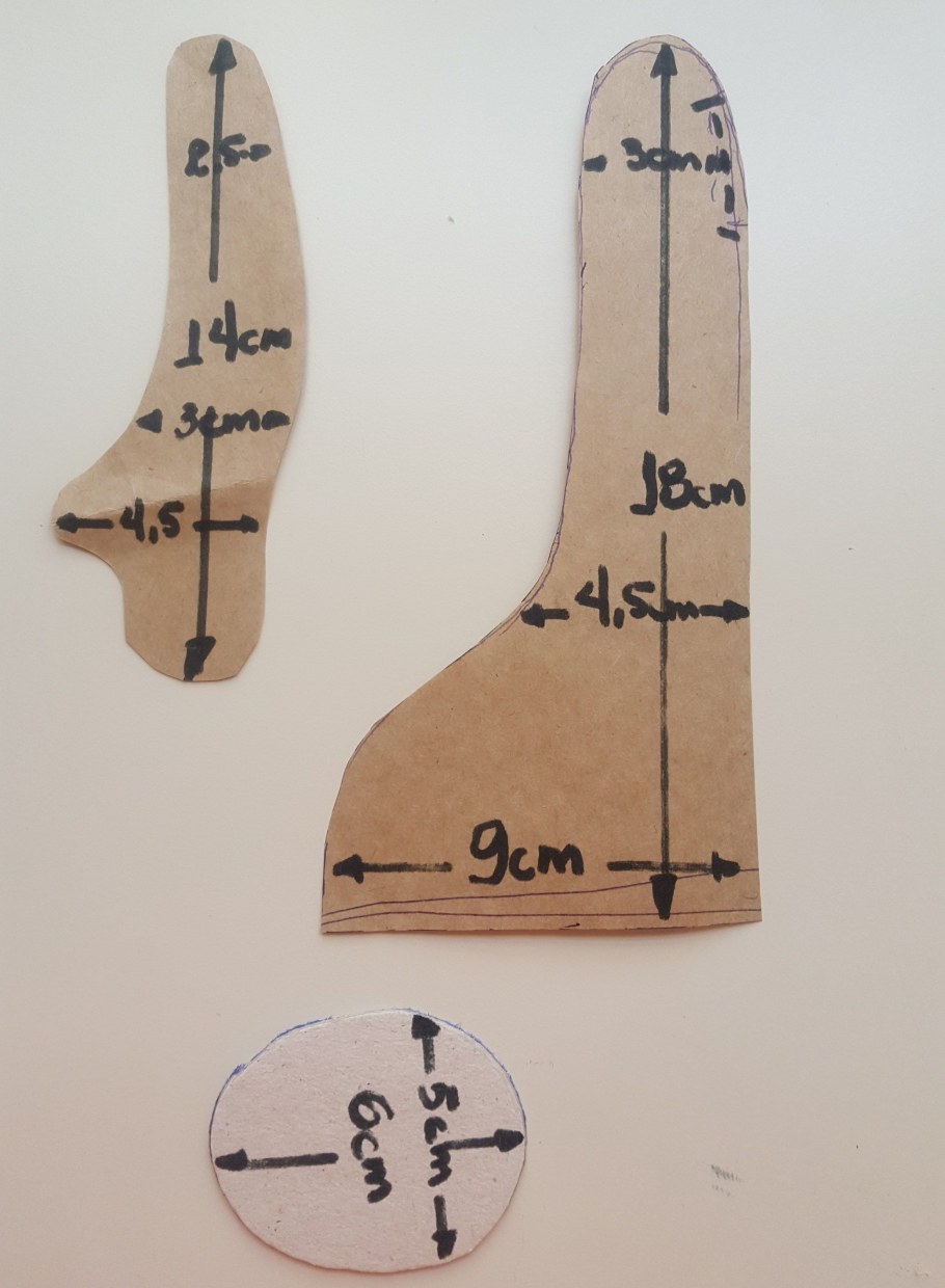 Интерьерные куклы лекала с размерами