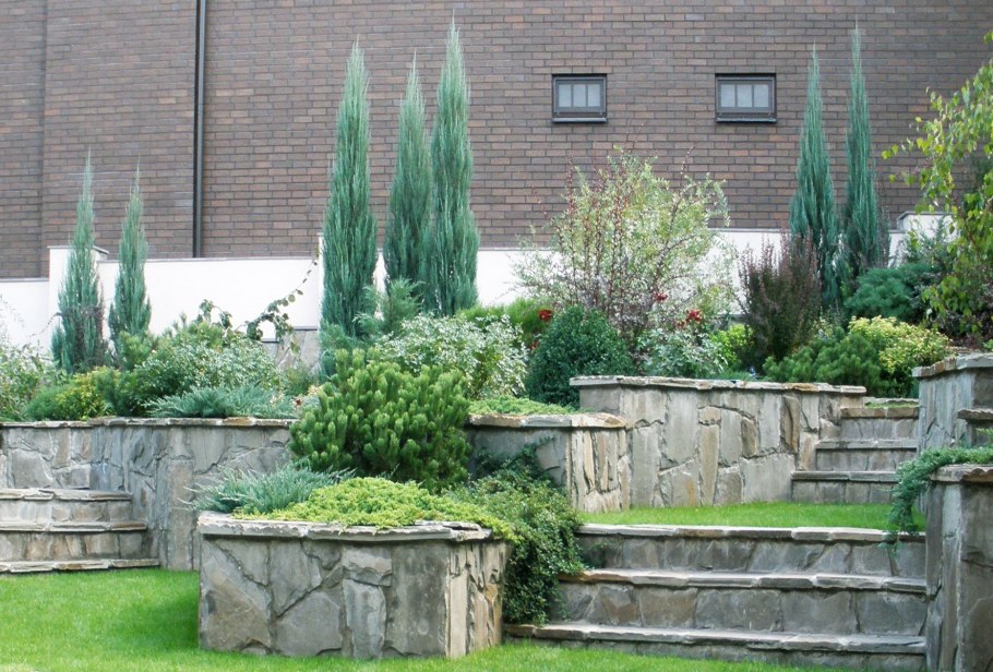 Подпорная стенка сады Возрождения Италия