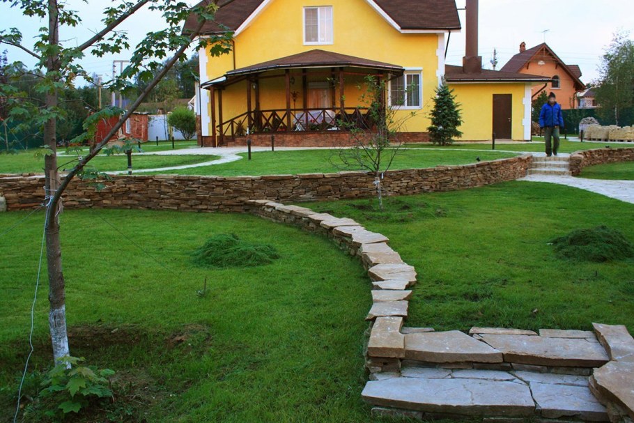 Террасирование дачного участка