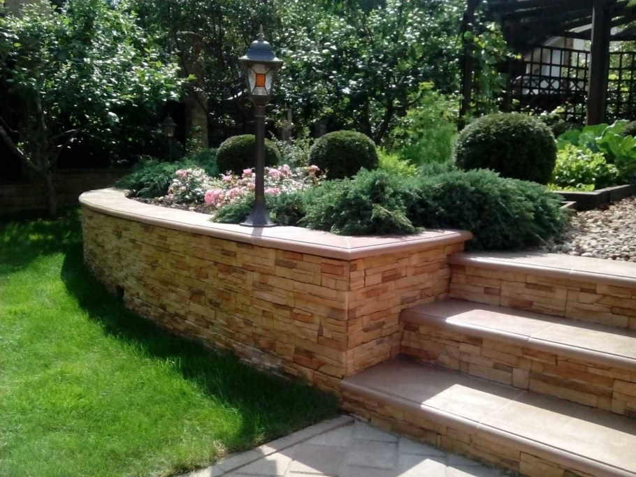 Стандарт парк подпорная стенка железная