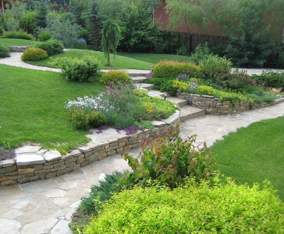 Геопластика подпорные стены