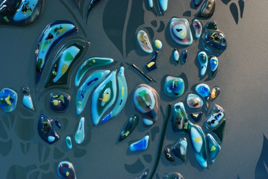 Витраж ваза