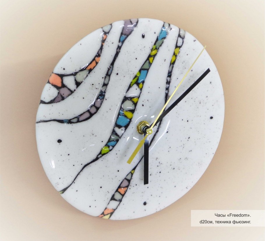 Витраж фьюзинг рыба