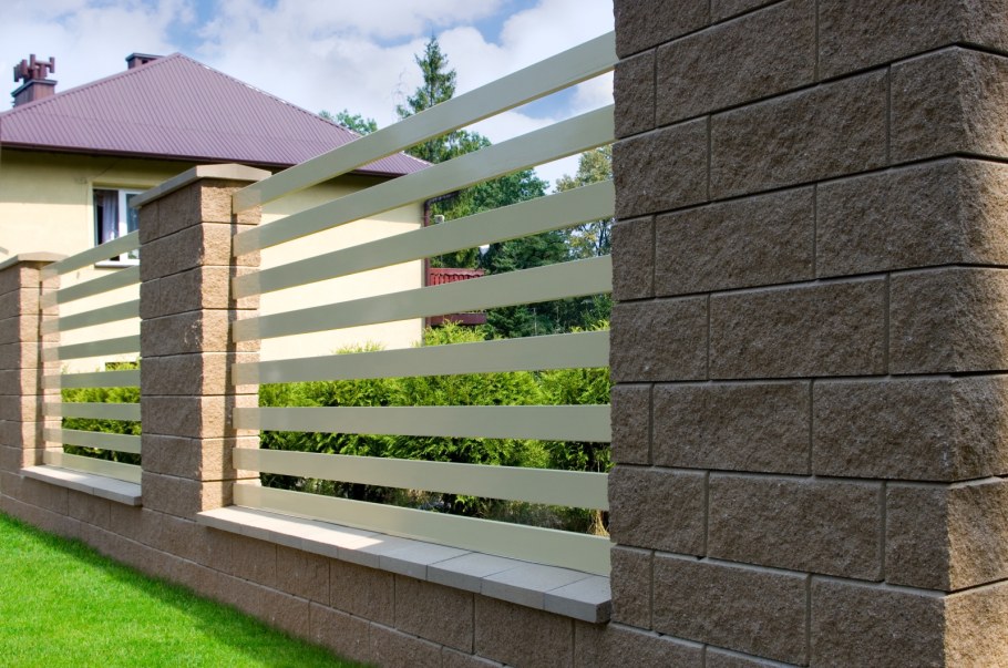 Блочный забор