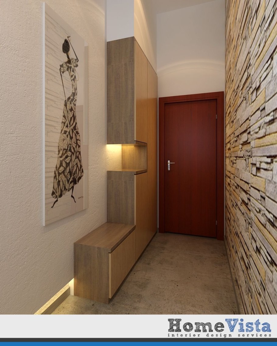 Интерьер коридора в панельном доме