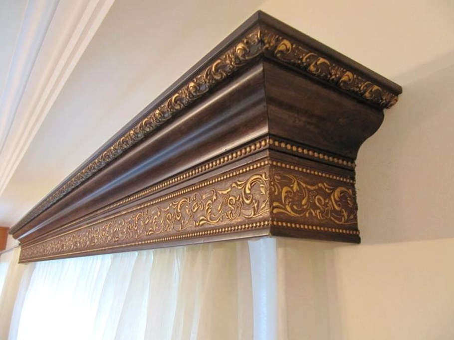 Современные карнизы для штор настенные