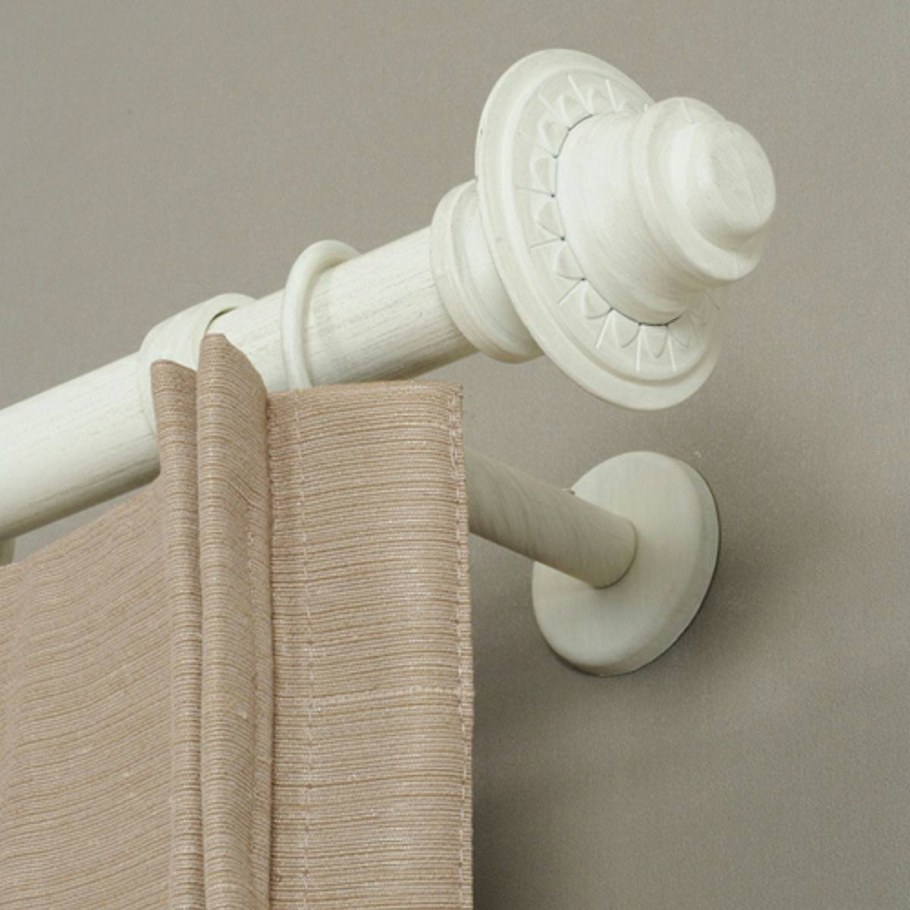 Карнизы для штор белые двухрядные пластиковые современные