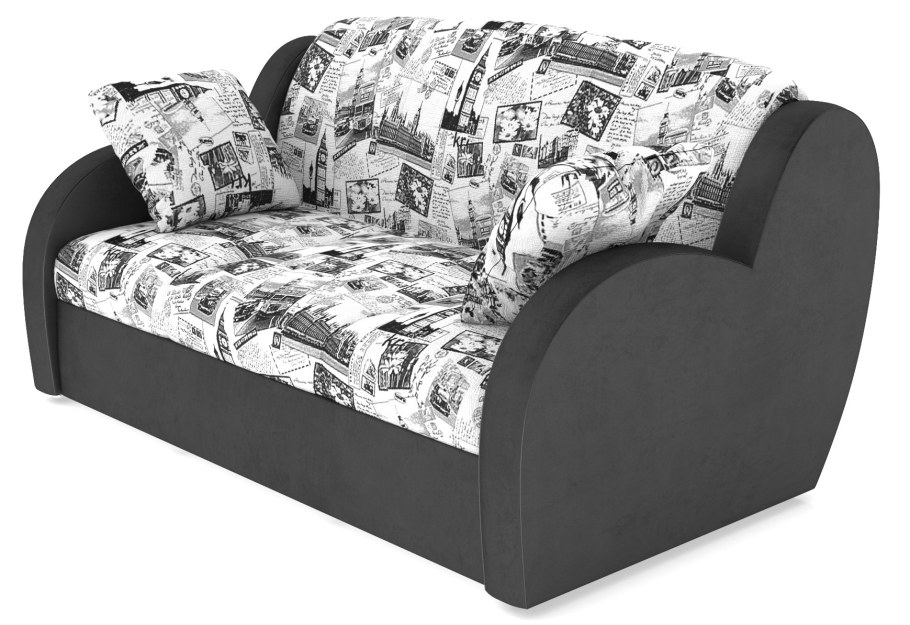 Диван аккордеон Барон 3, велюр