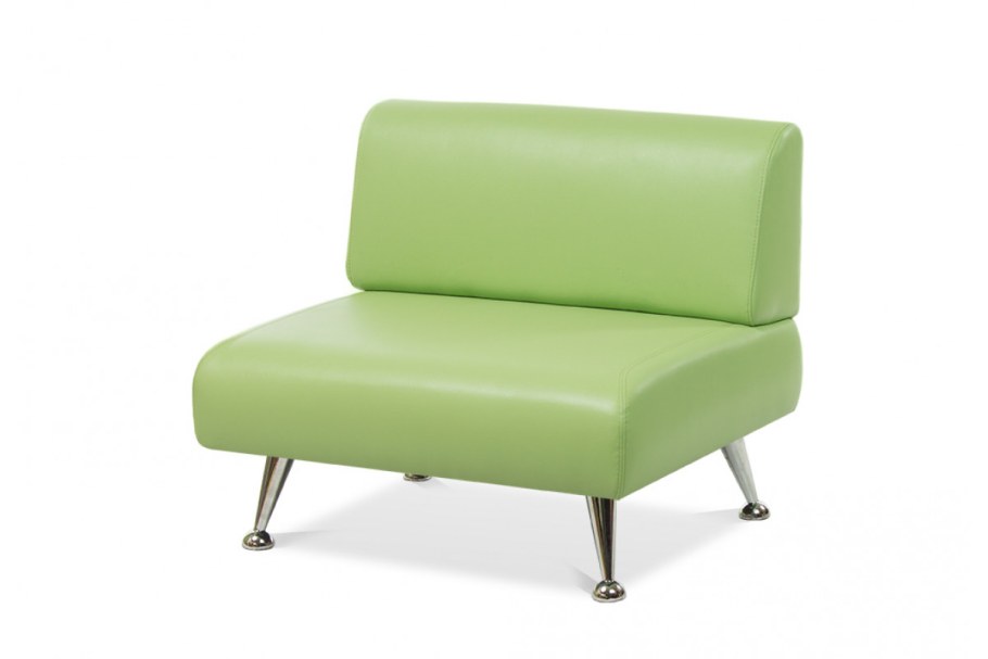 Кресло на металлическом каркасе