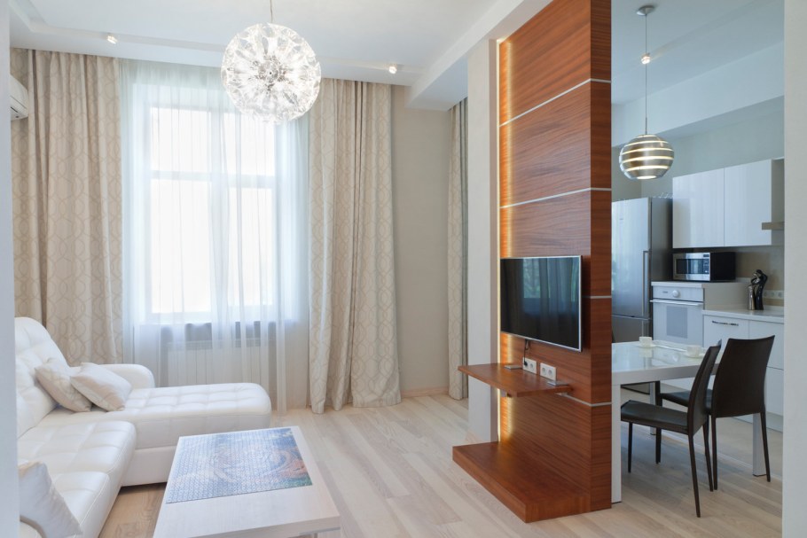 Квартира студия с 2 окнами