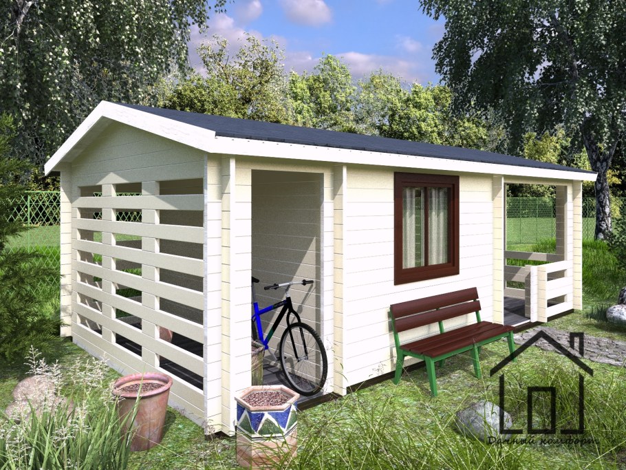 Хозблок 2х2 сборный щитовой