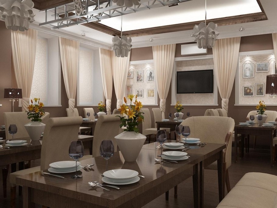 Интерьеры кафе и ресторанов