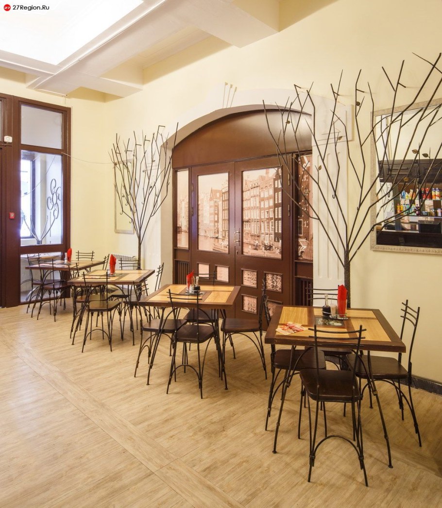 Отделка кафе