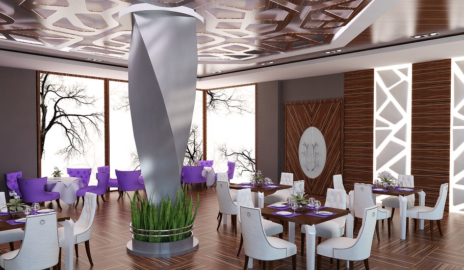 Проект интерьера ресторана