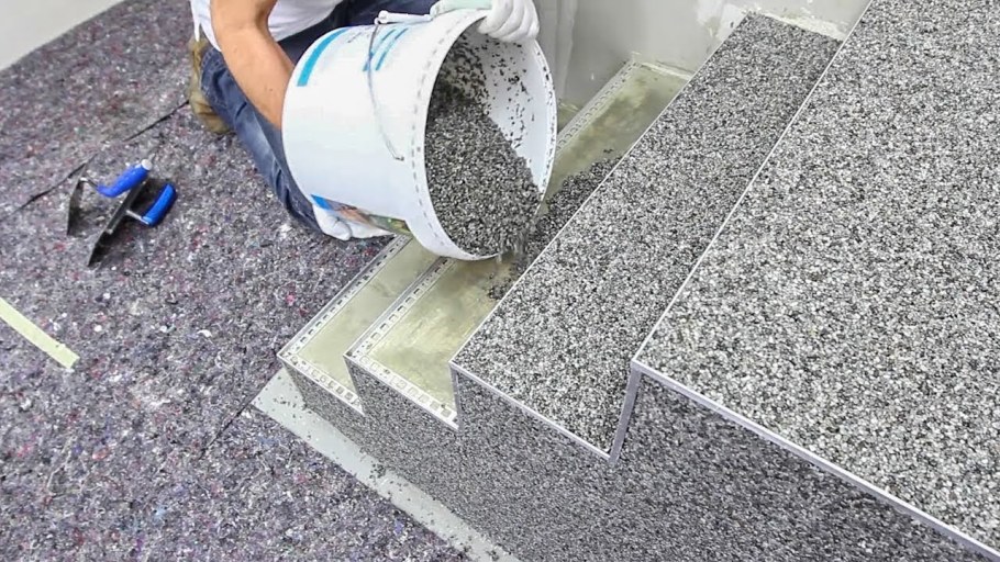 Полимерный наливной пол состав