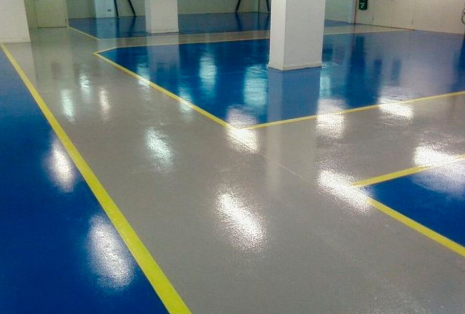 Наливной пол терраццо