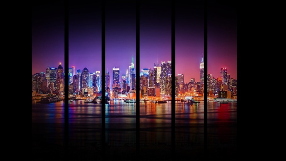 Небоскрёбы Дубая с высоты птичьего полёта