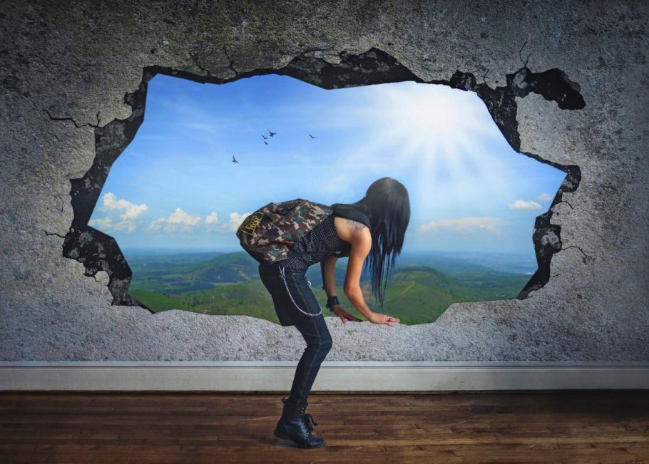 Живопись в подъезде