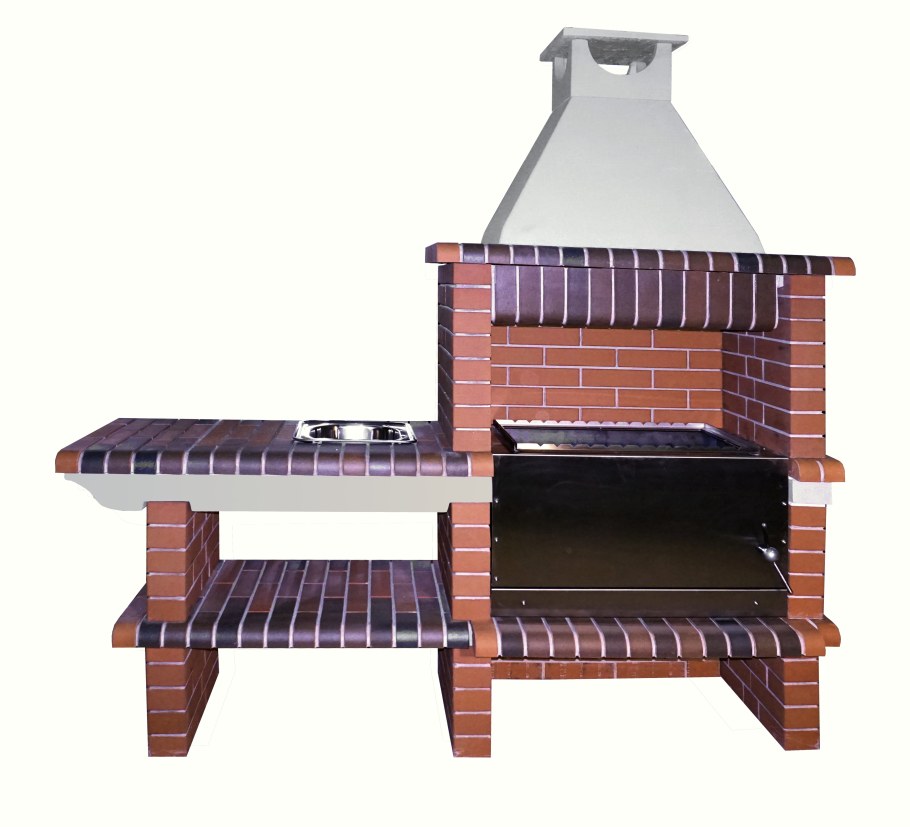 Летняя кухня с мангалом