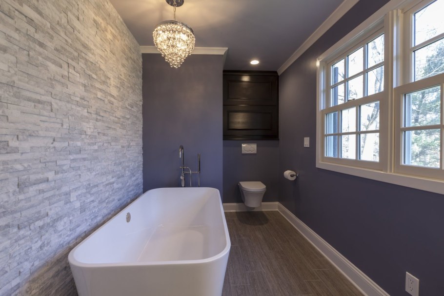 Отделка стен в ванной