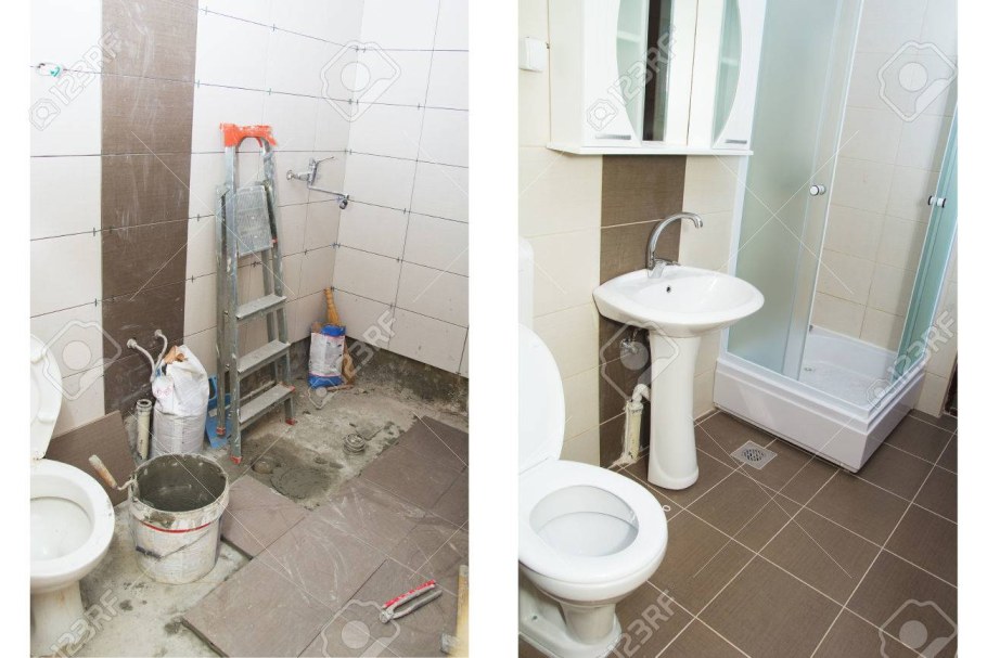 Ванная до ремонта