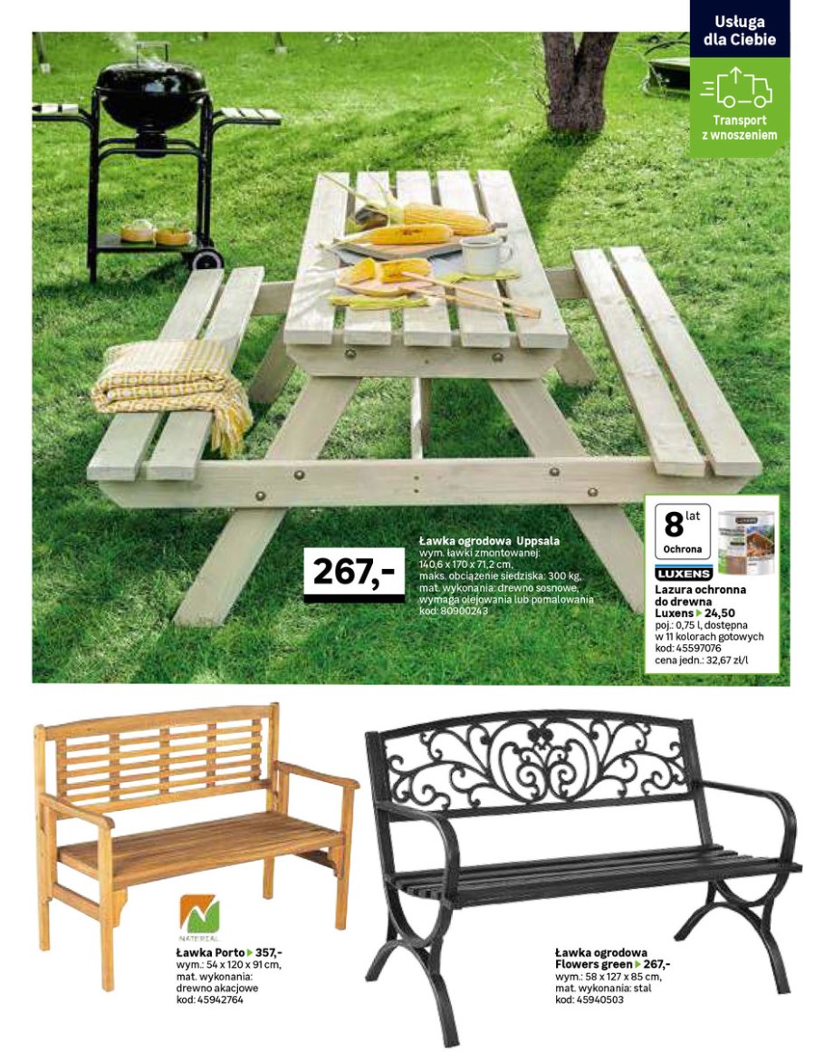 Деревянный диван для террасы