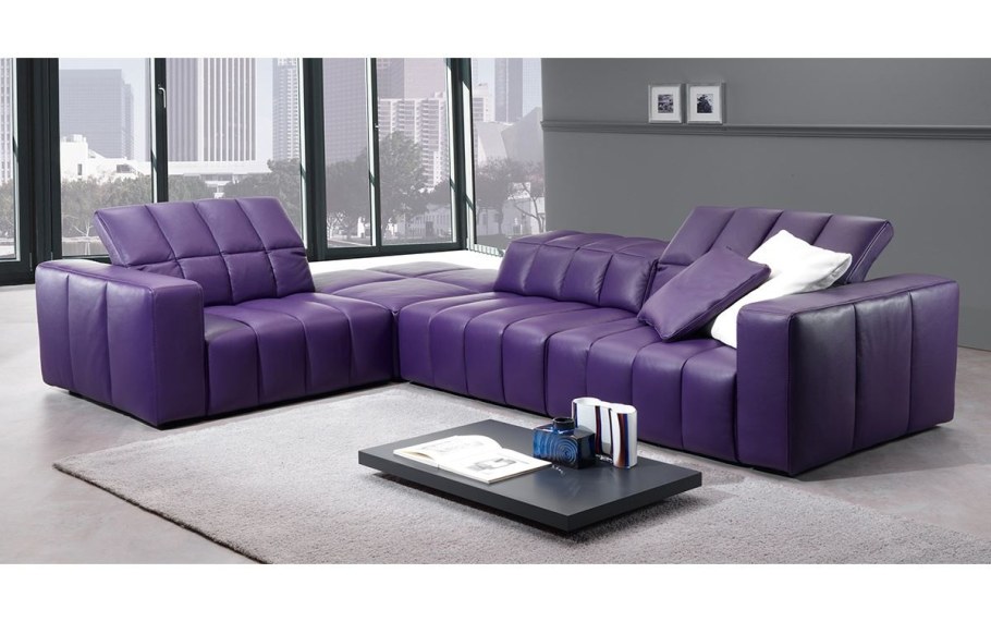 Фиолетовый и желтый в интерьере