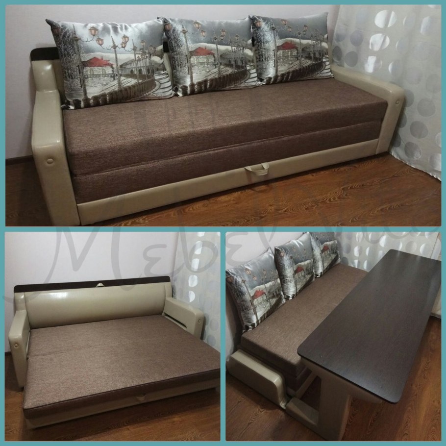 Диван офисный 3-х местный 2090х850х840мм