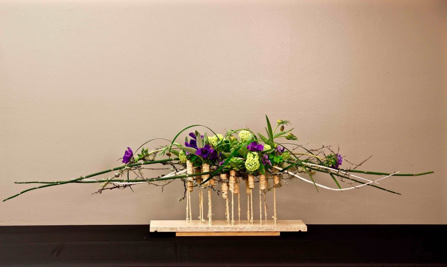 Икебана на кэндзане
