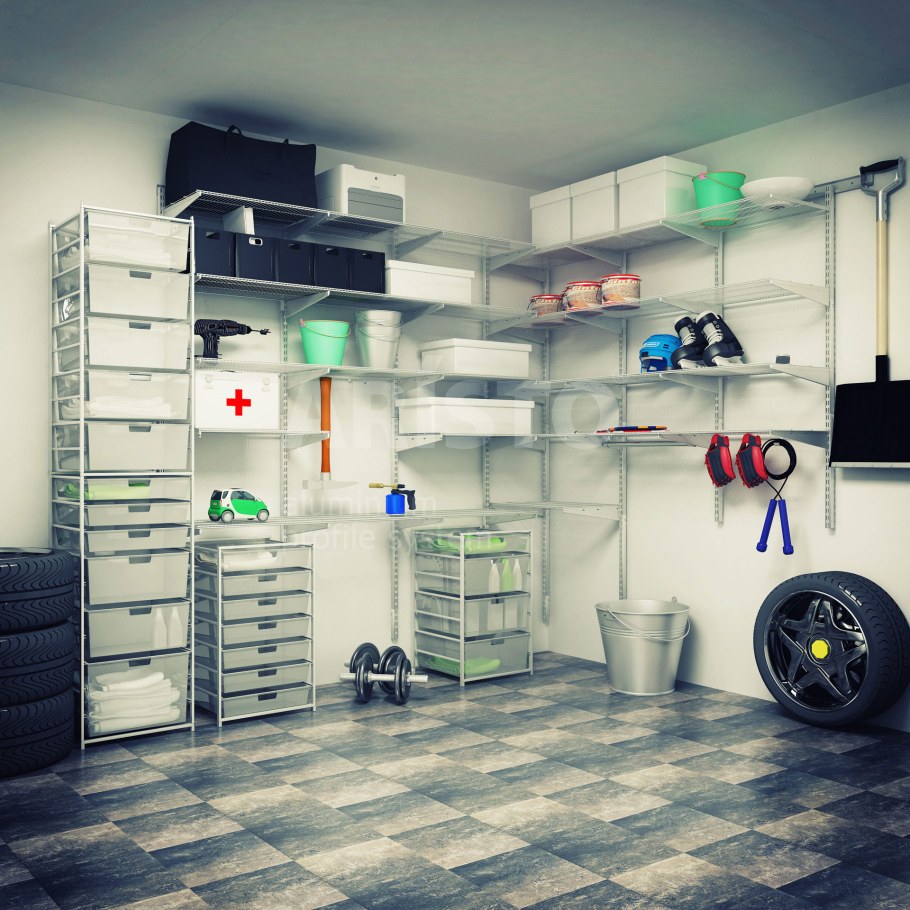 Гардеробная система хранения аристо