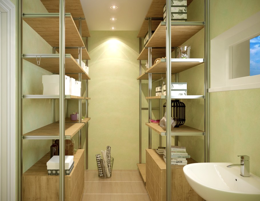 Обустройство кладовой комнаты