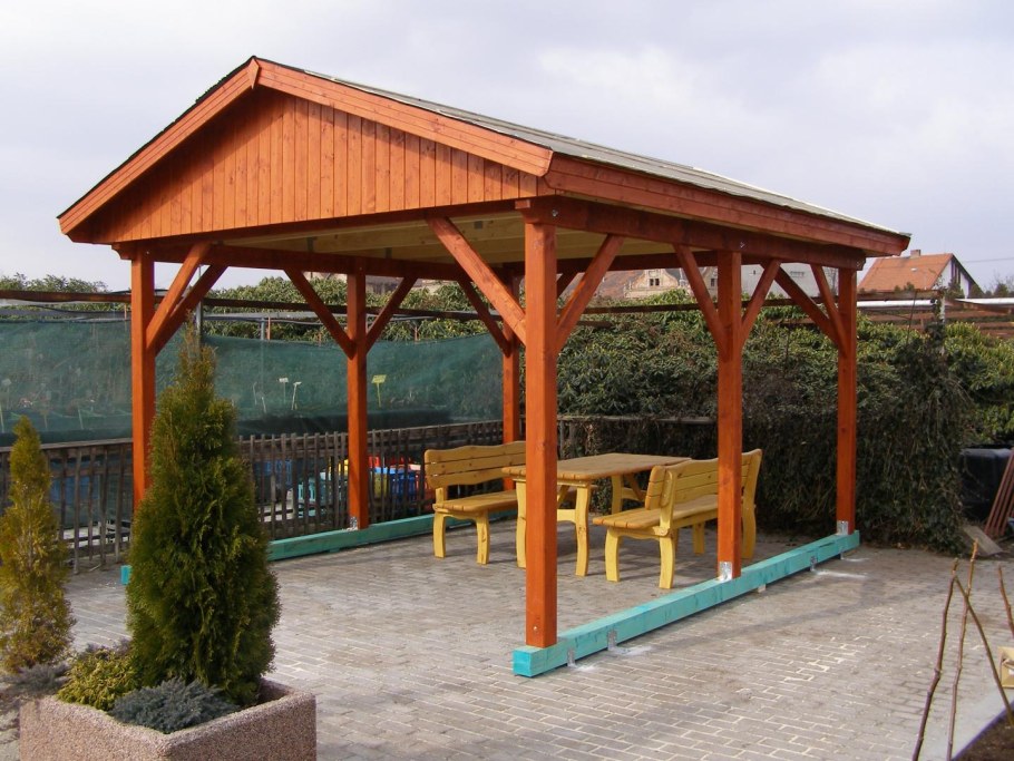 Пергола а2 двускатная