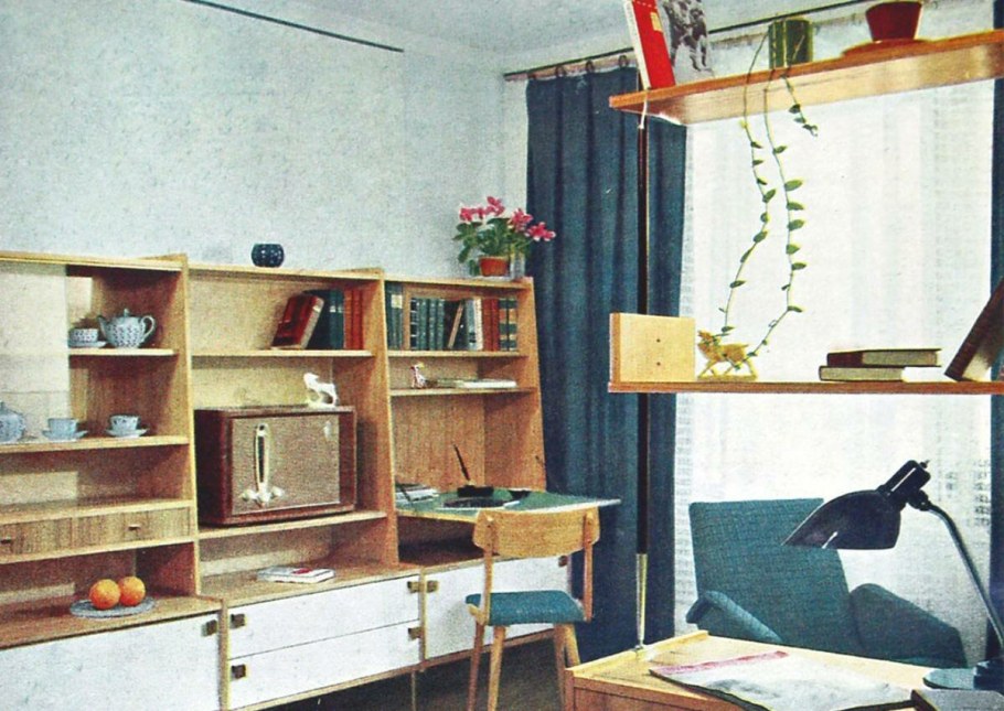 Советский интерьер 60-х