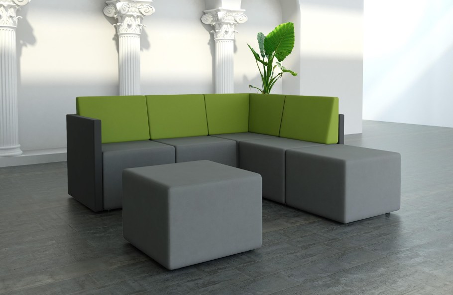 Офисный диван волна