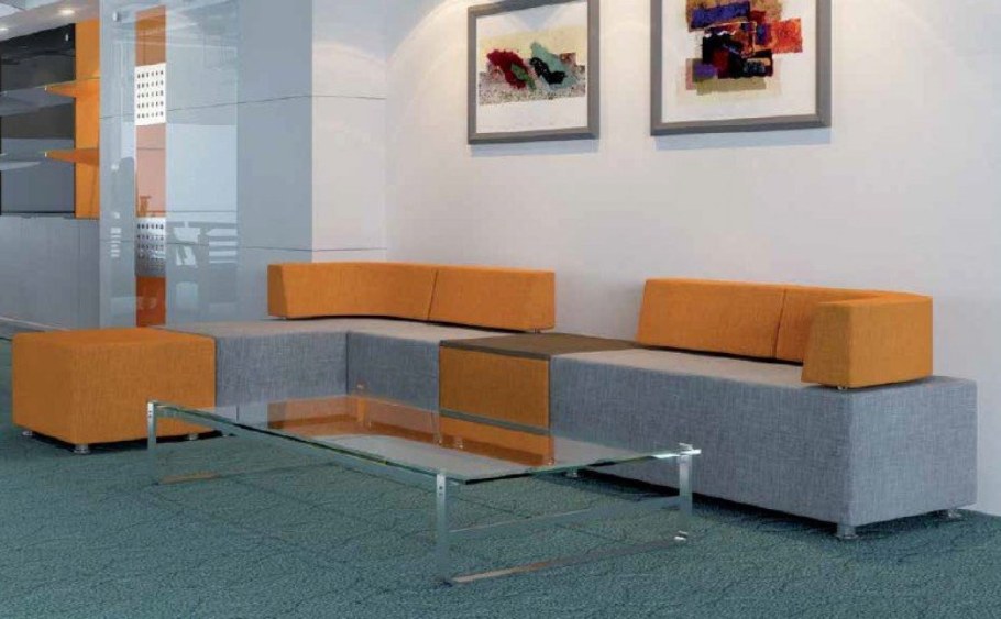 Диван офисный модульный 1260x610x720