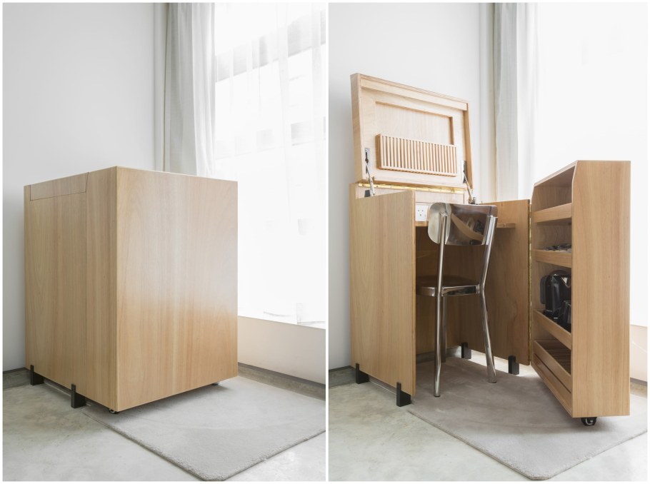 Компактное рабочее место трансформер