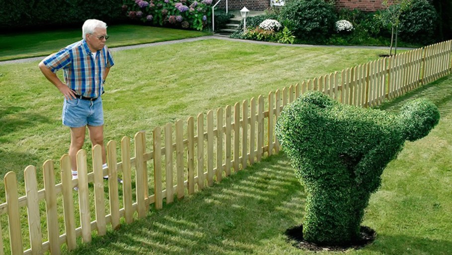 Двойной забор между соседями