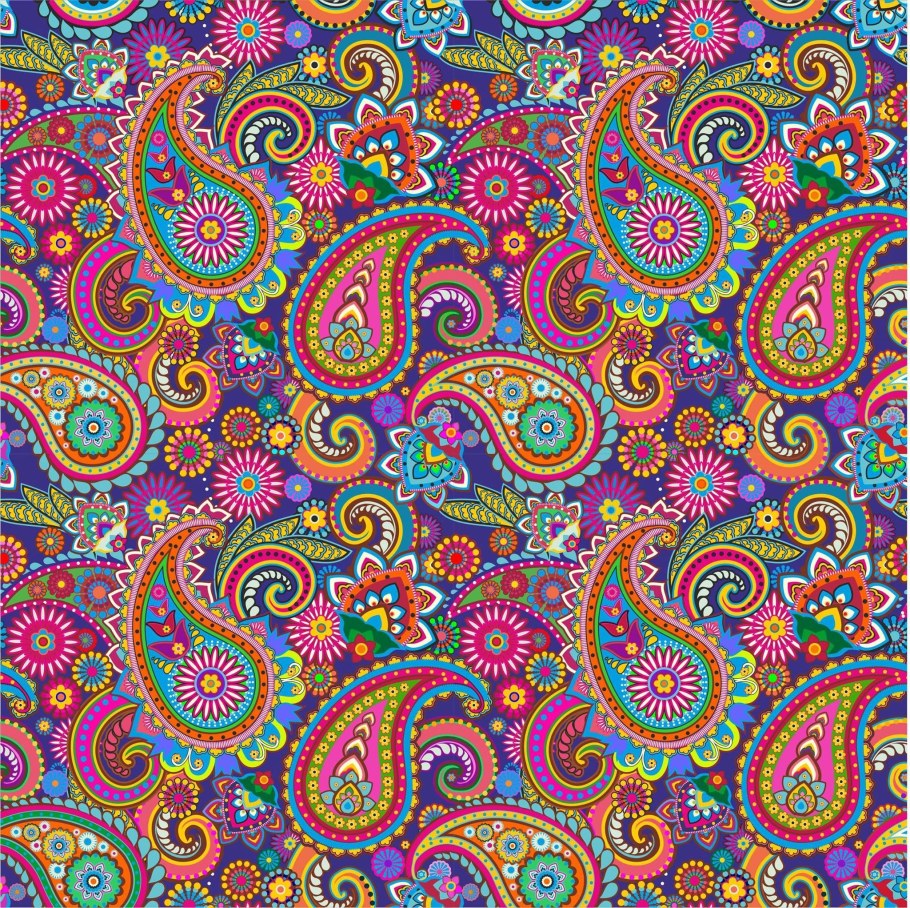 Индийский орнамент огурец пейсли