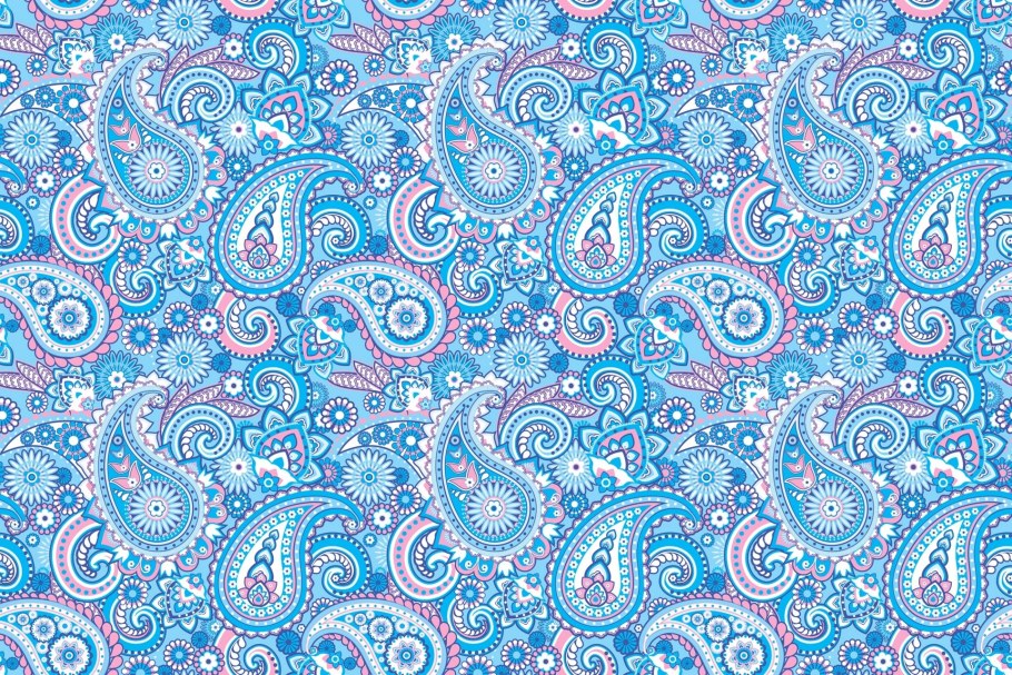 Индийский орнамент огурец пейсли