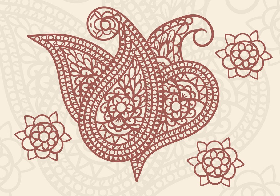 Силуэт пейсли