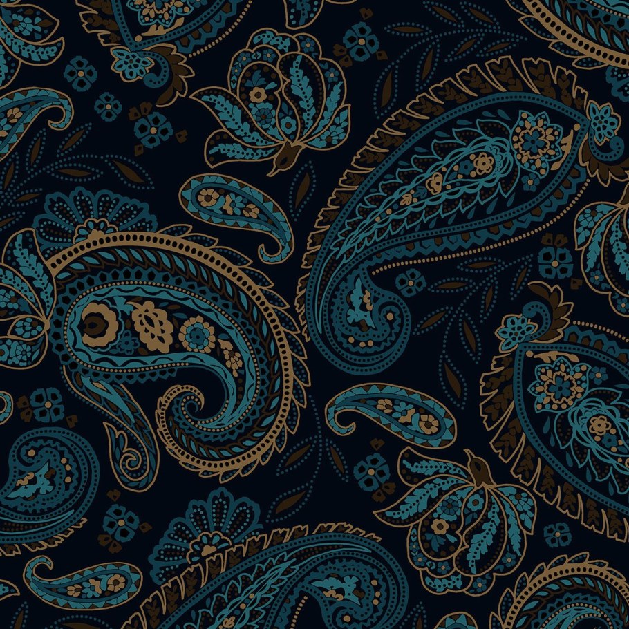 Принты пейсли