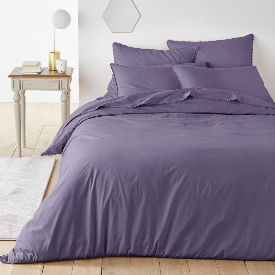Постельное белье cozy Home фиолетовый евро размер 220 240 70 70